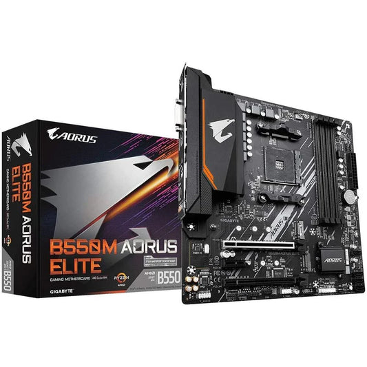 PLACA MÃE GIGABYTE B550M AORUS ELITE AMD AM4 DDR4