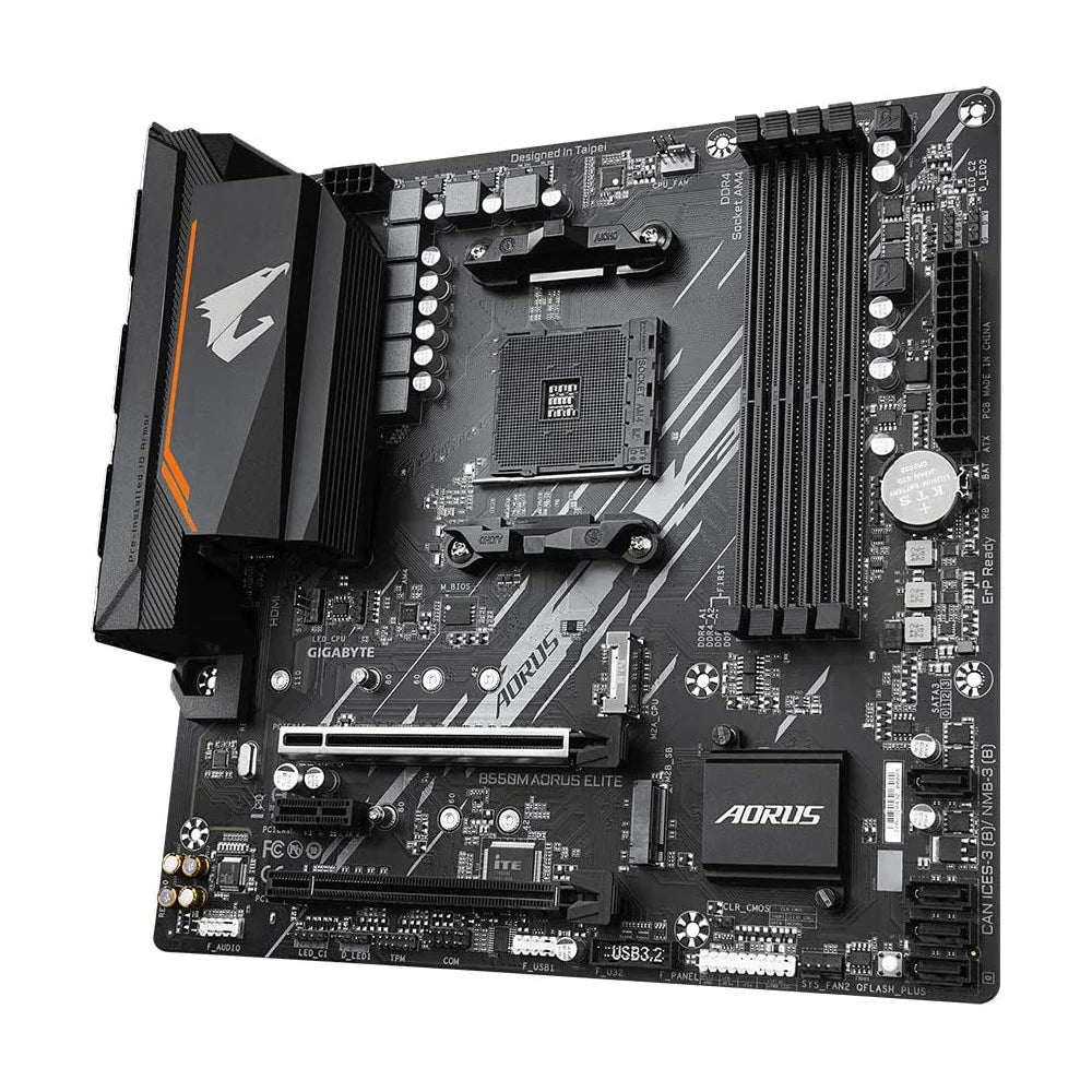 PLACA MÃE GIGABYTE B550M AORUS ELITE AMD AM4 DDR4