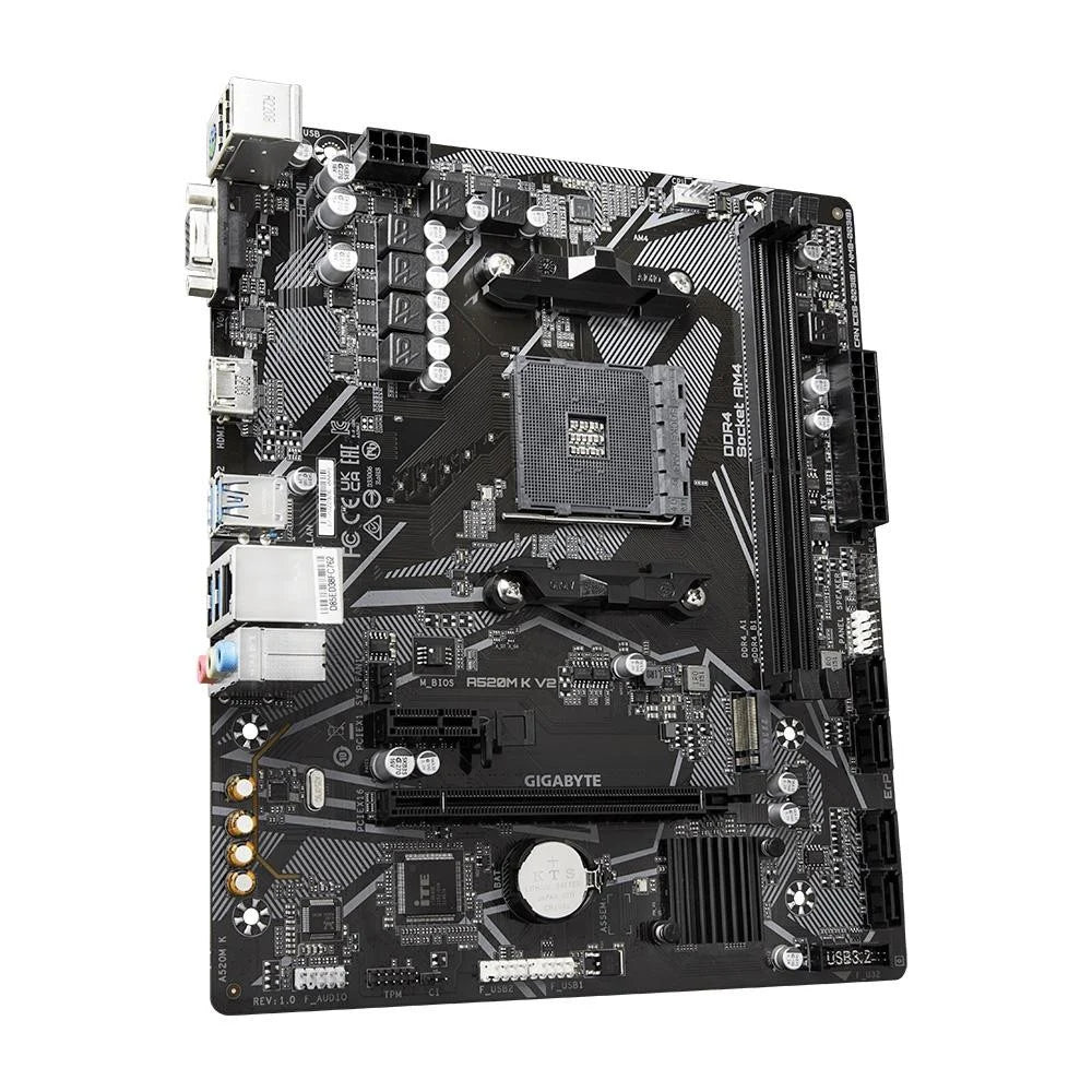PLACA MÃE  GIGABYTE A520M K V2 AMD AM4 DDR4