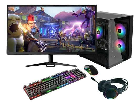 PC GAMER COMPLETO JP INFORMÁTICA | AMD RYZEN 5 5600GT | 16GB DDR4 | SSD 512GB | MONITOR