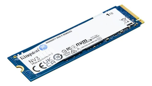 SSD 1TB KINGSTON NV3, M.2 2280, PCIE 4.0 NVME, LEITURA/GRAVAÇÃO: 6000/4000 MB/S, SNV3S/1000G
