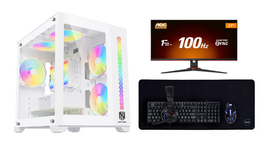 Pc gamer RYZEN 5 5600GT | 16GB DE RAM | SSD 500G | COMPLETO | BRANCO | RTX3050 6GB