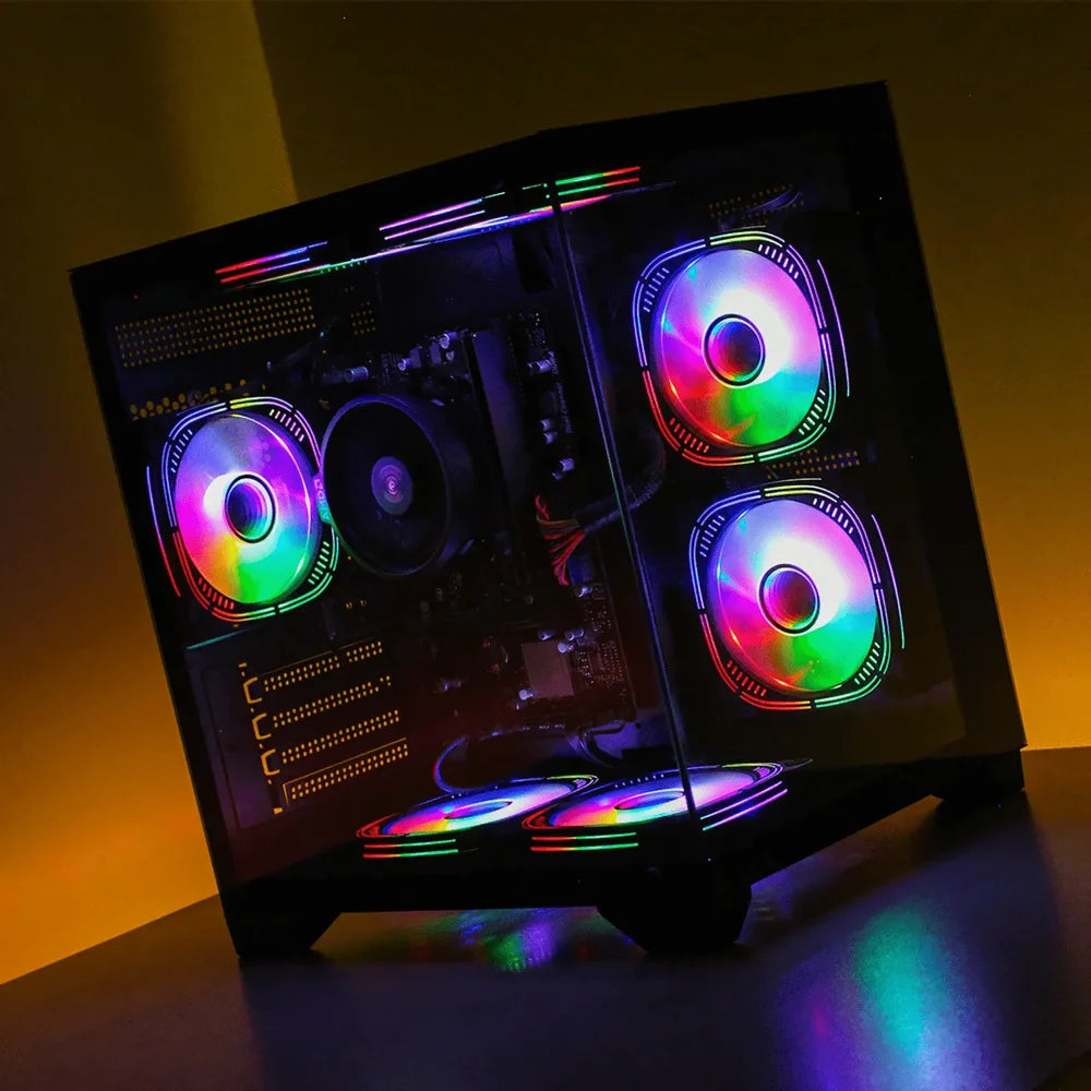 PC GAMER | RYZEN 5 5600GT | 16GB DE RAM | SSD 480GB | BLACK | SEM FANS