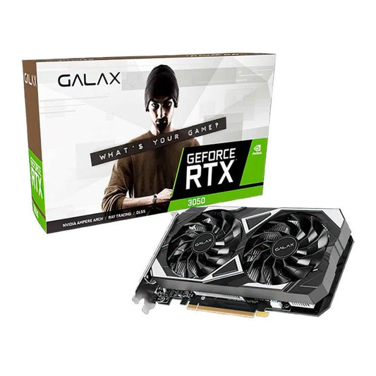 PLACA DE VÍDEO GALAX, GEFORCE RTX 3050 EX V2 (1-CLICK OC), 6GB, GDDR6