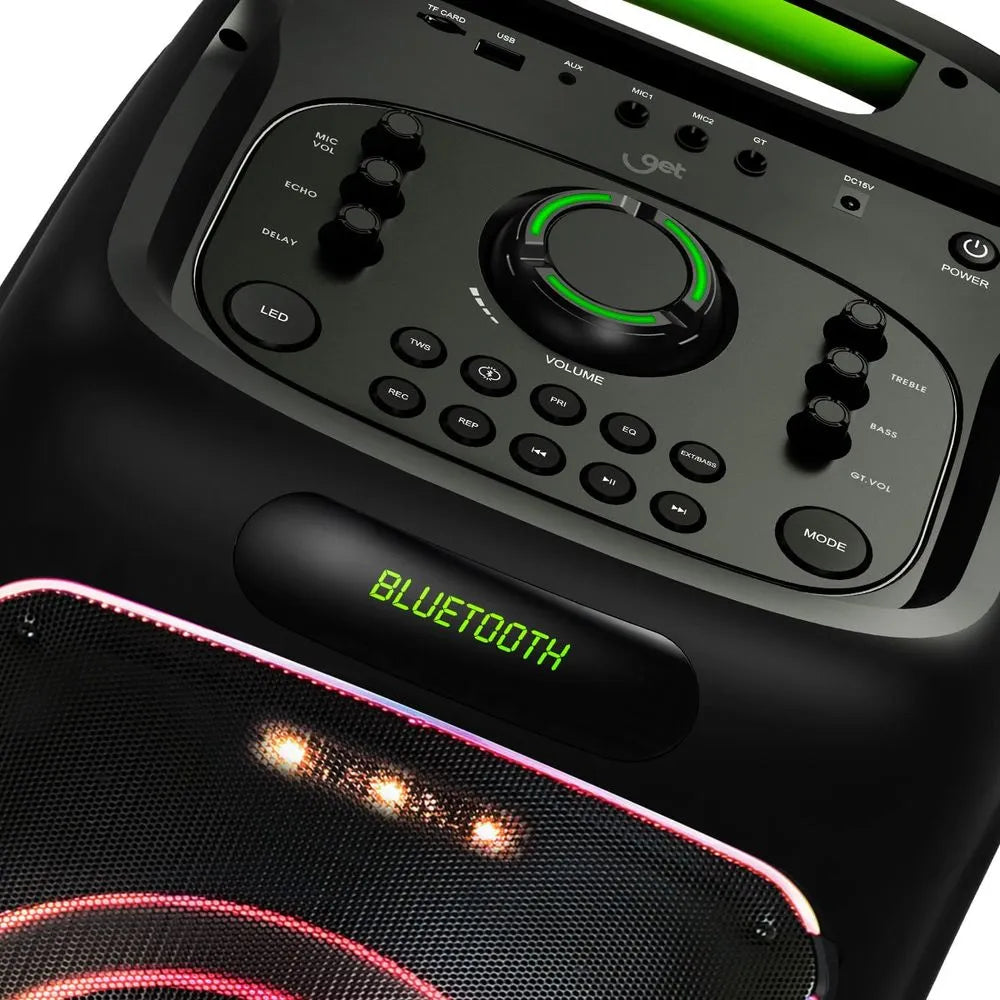 CAIXA DE SOM AMPLIFICADA BLUETOOTH TWS GET EVOKE 2001