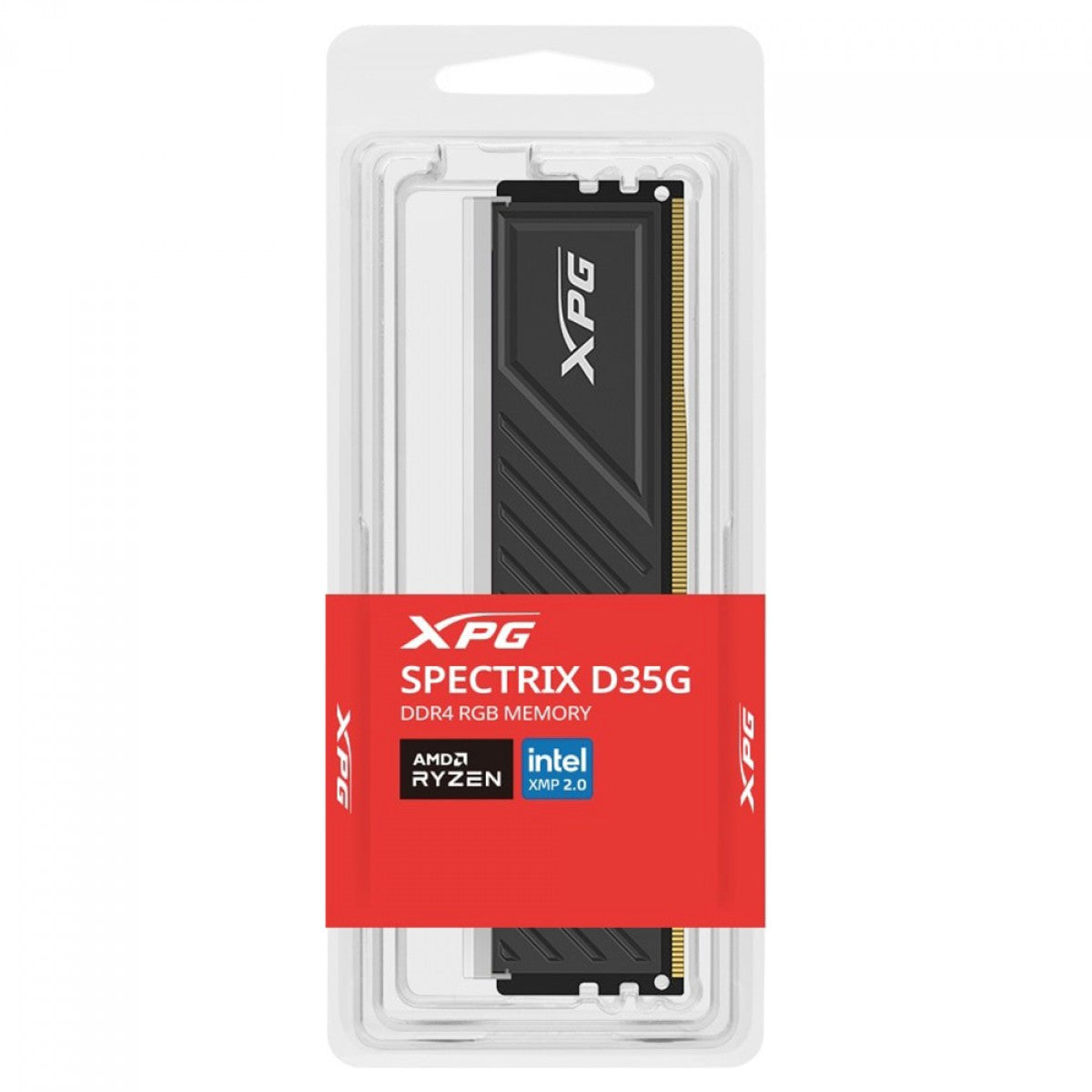 MEMÓRIA DDR4 XPG ADATA SPECTRIX D35G 16GB 3200MHZ BRANCO PRETO