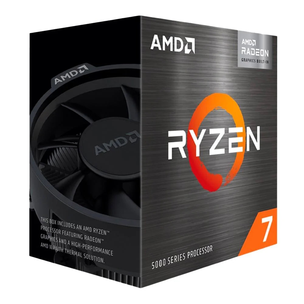 PROCESSADOR AMD RYZEN 7 5700G, 3.8GHZ (4.6GHZ MAX TURBO), CACHE 20MB, 8 NÚCLEOS, 16 THREADS, VÍDEO INTEGRADO, AM4