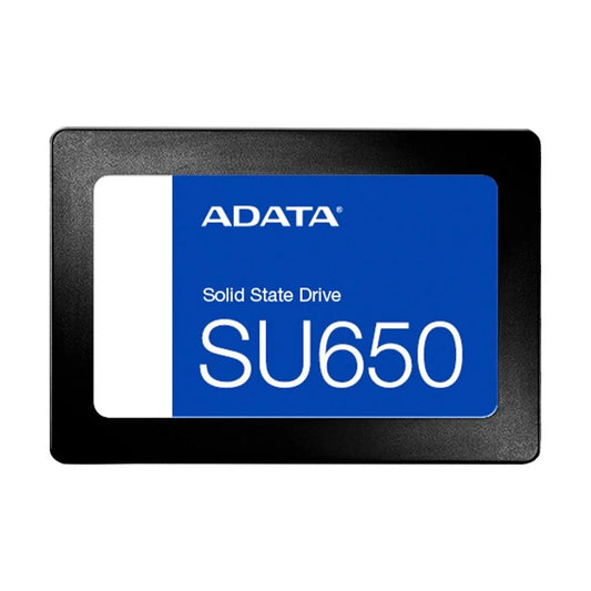SSD ADATA SU650, 512GB, SATA III, LEITURA 520MB/S E GRAVAÇÃO 450MB/S