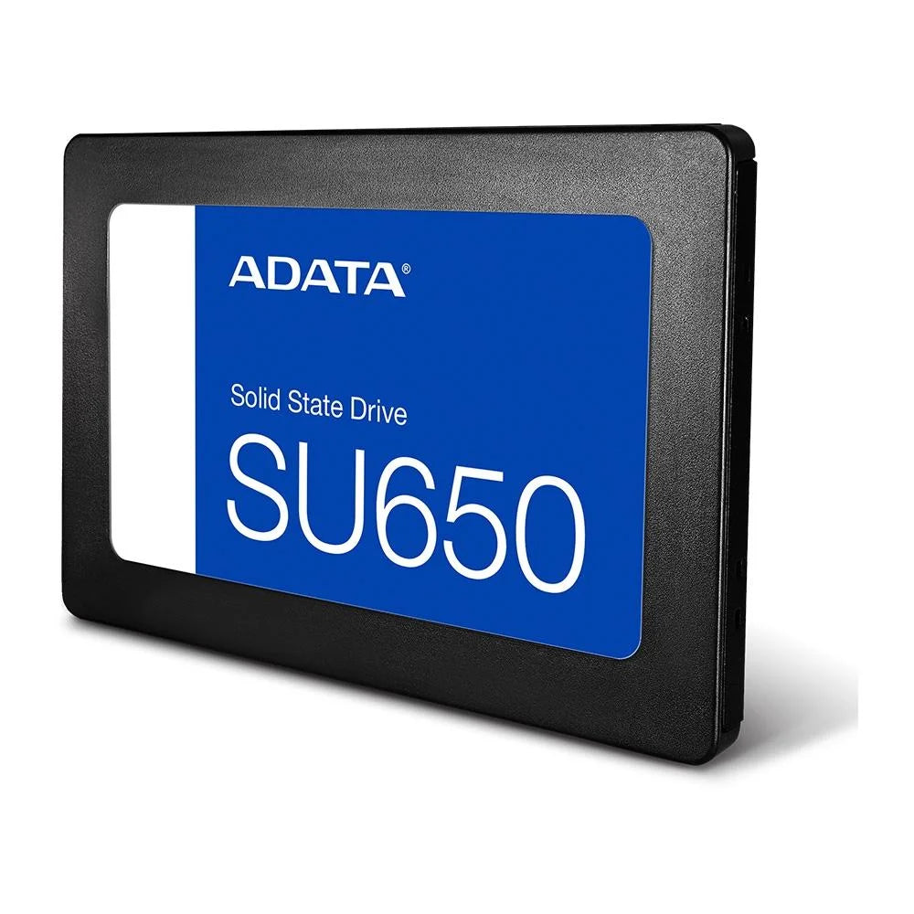SSD ADATA SU650, 512GB, SATA III, LEITURA 520MB/S E GRAVAÇÃO 450MB/S